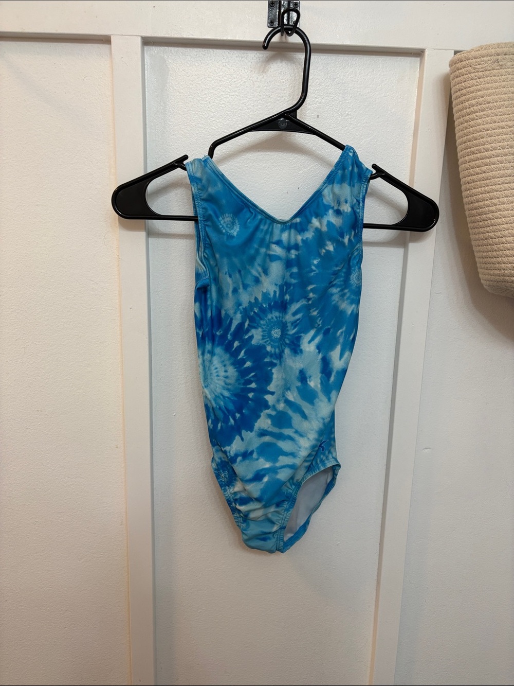 Adult Blue Tie-Dye Leotard